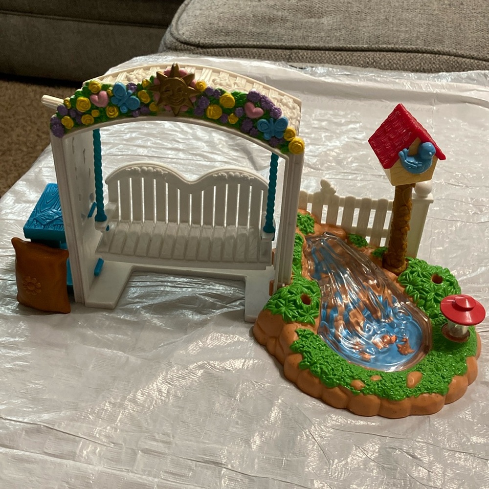 Vintage Mattel 2000 Backyard Garden with lights sound
